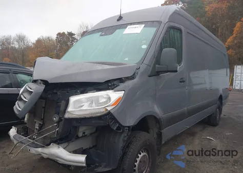 2019 Mercedes-Benz Sprinter 2500 High Roof V6 z USA, uszkodzony, nr VIN WD4FF1CD3KT011868